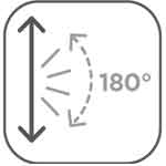 Rešetka od 180° - 180° louver